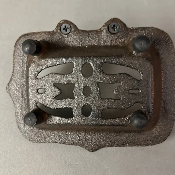 Cast Iron Footed Soap or Note Card Tray NWOT - Picture 6 of 7